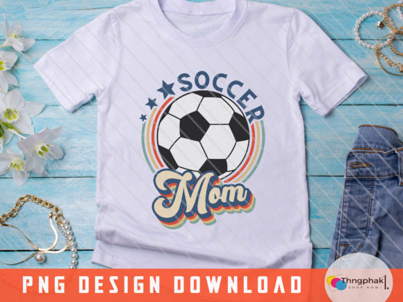 Retro Soccer Mom Graphics: T-Shirt Designs for Blogs