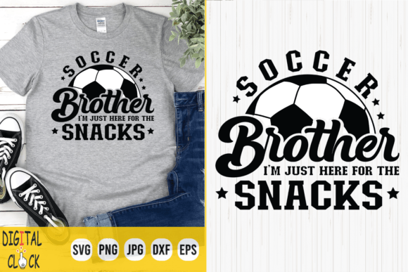 Soccer Brother SVG: Graphics & T-Shirt Designs