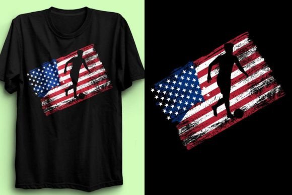 Soccer T-Shirt with American Flag 9: Graphics Review